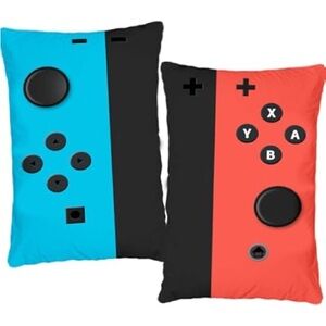 2 Gaming Console Controller Pillow Set Nintendo switch bedding